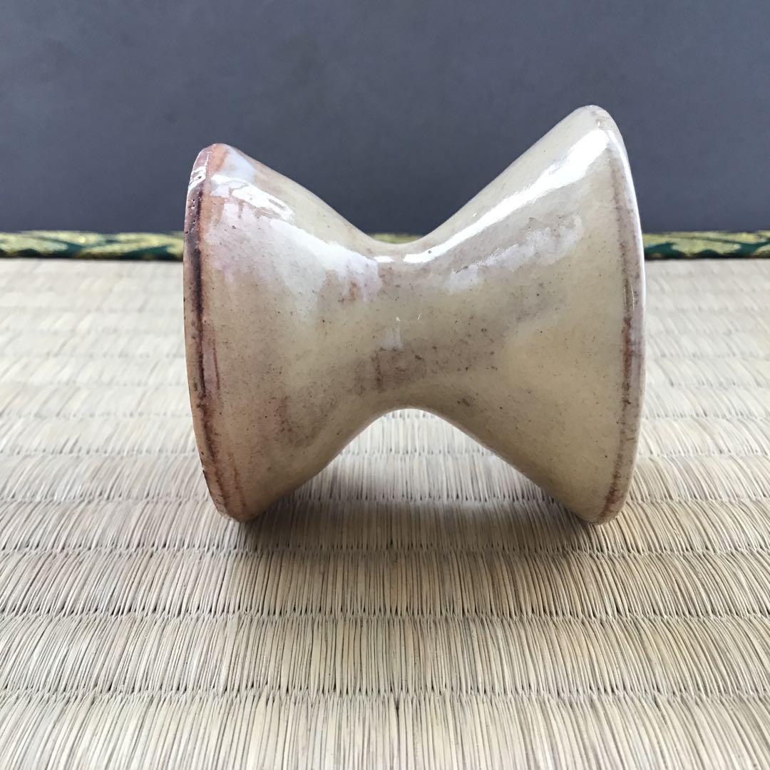 茶道具　萩焼　蓋置　萩千切蓋置　十二代　田原陶兵造　S32FO