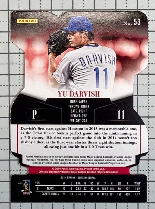 ダルビッシュ有 No.11/25 ジャージーナンバー①