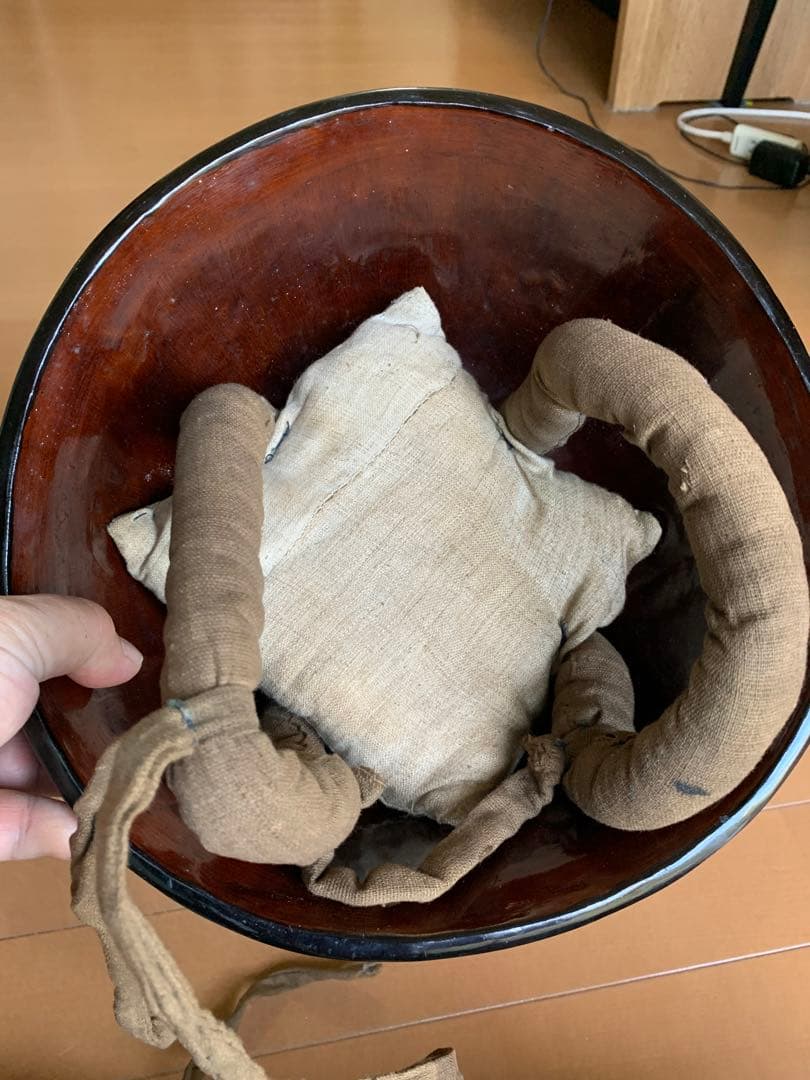 帽子兜　頭形鉢　練鉢　練革鉢　陣笠　甲冑　兜
