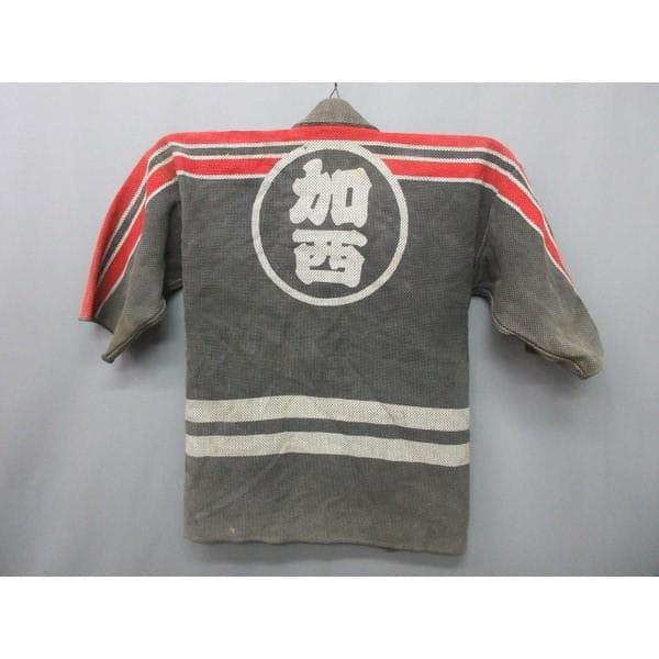 消防刺し子半纏纏図 [B28177]