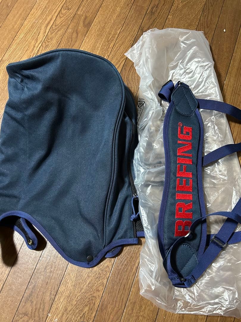 BRIEFING BEAMS GOLFバッグ ネイビー