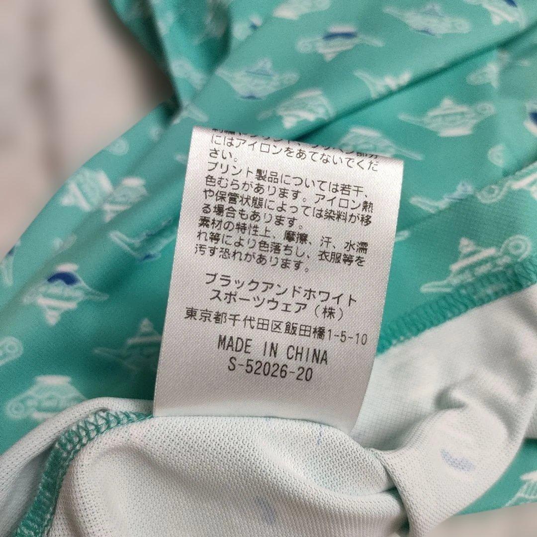 AND PER SE アンパスィ 半袖ポロシャツ ボタンダウン 総柄 グリーン系