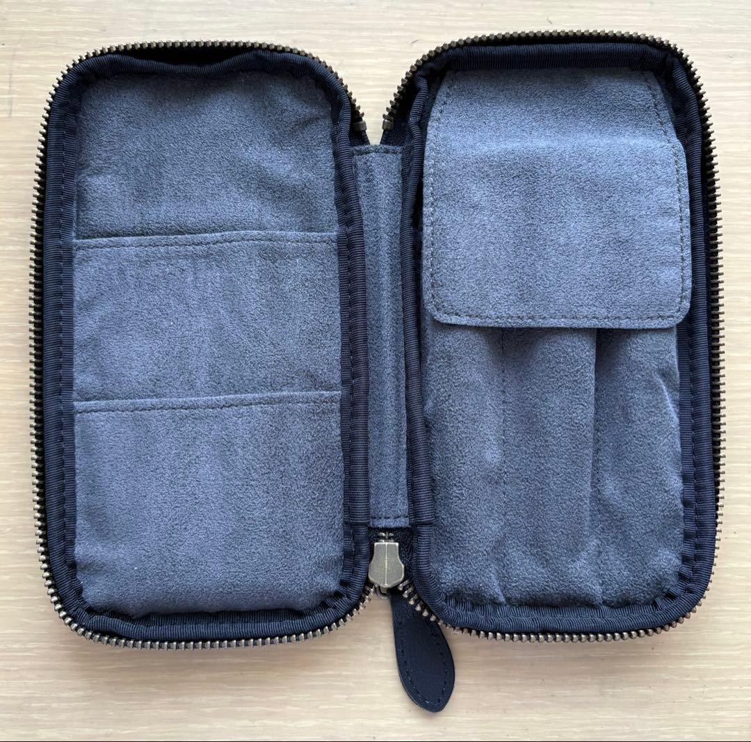 &Liebe ジップペンケース ブラック アンドリーベ