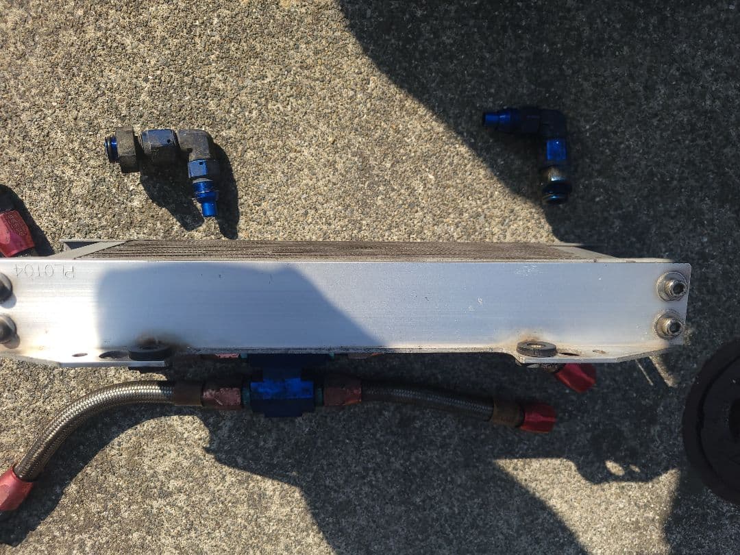 XJR1300 プロト13段オイルクーラーサーモスタットセット。