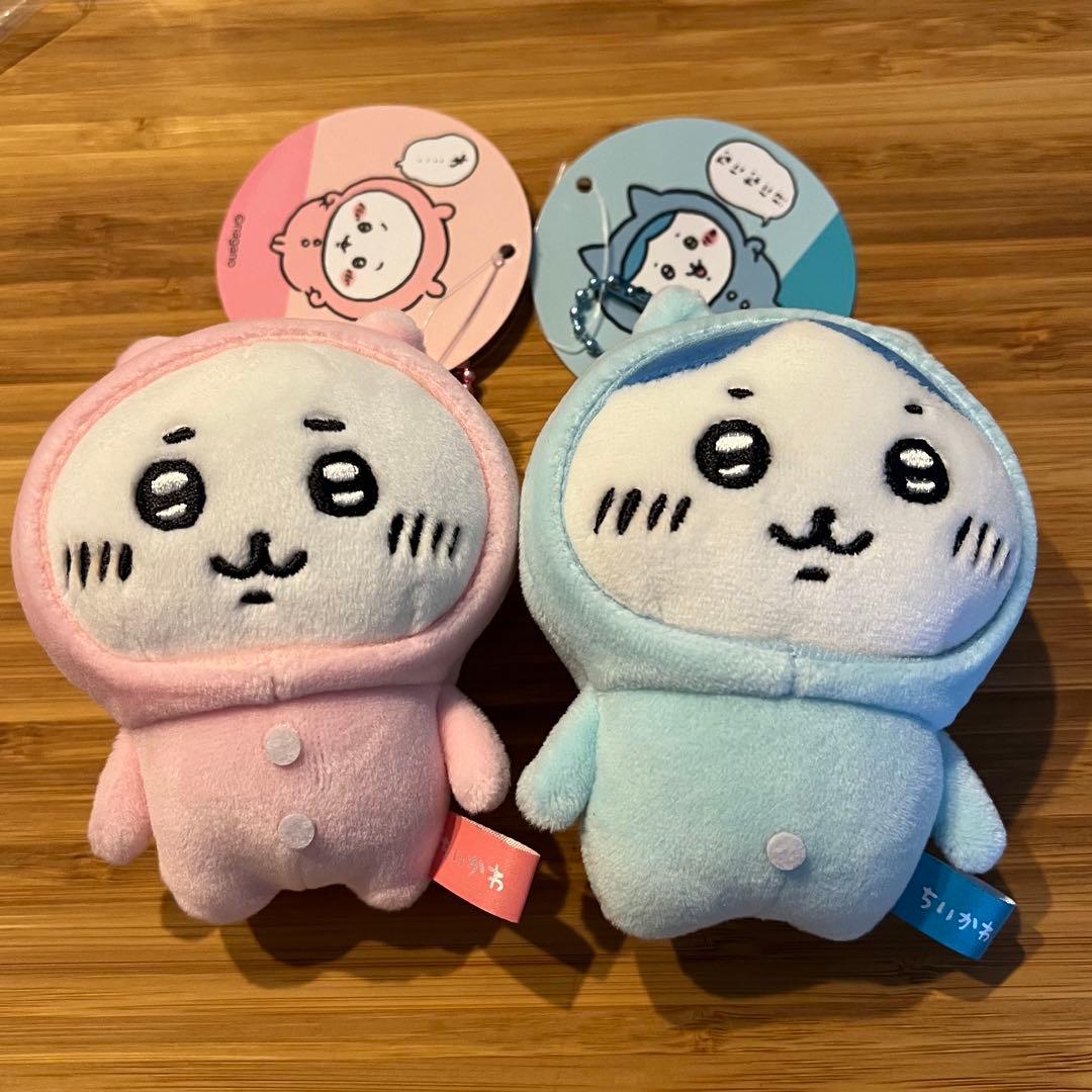 初期 ちいかわ パジャマぷちミニマスコット2点セット(ちいかわ・ハチワレ)