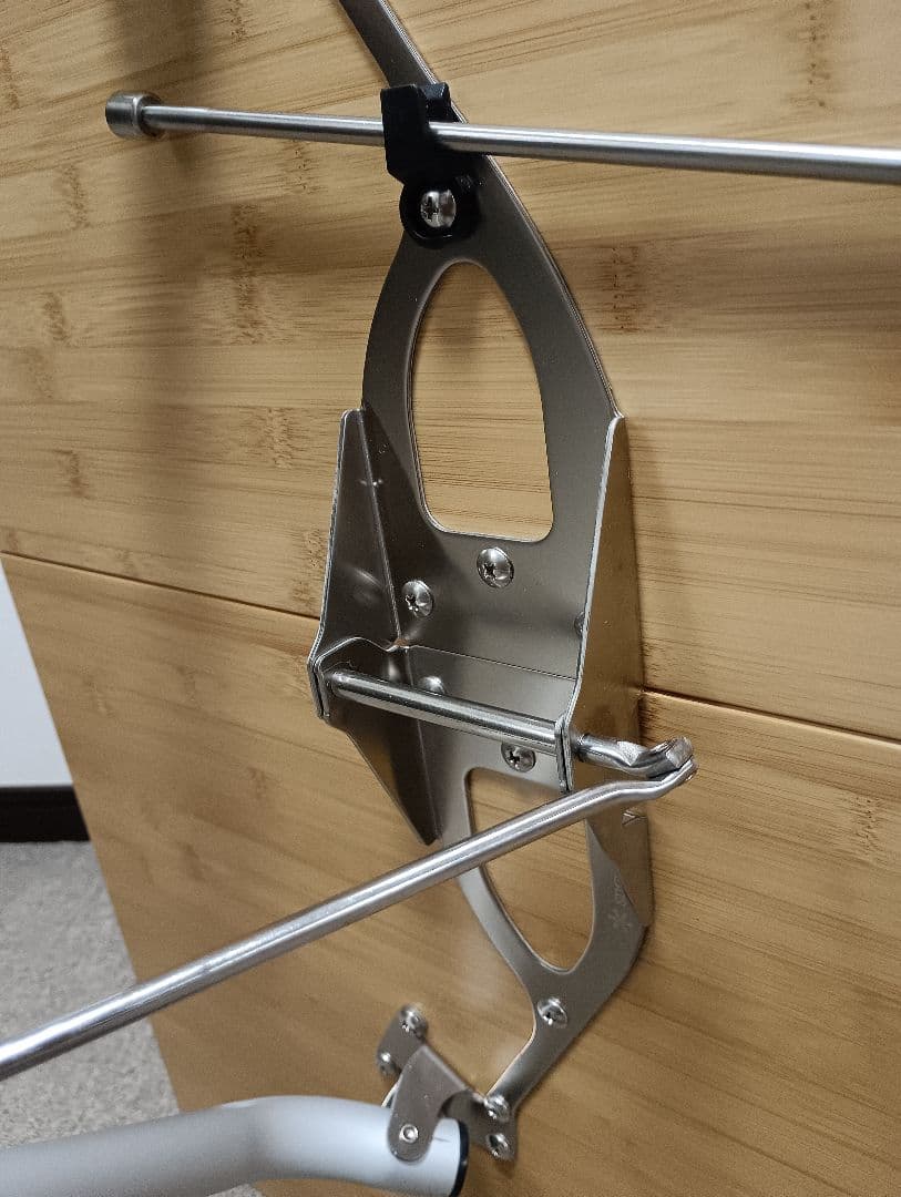 【美品】スノーピークワンアクションテーブルロング竹〈LV-015TR〉