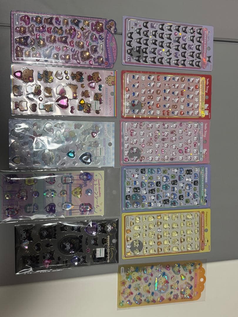 キャラクター まとめ売り 大量 サンリオ ディズニーボンボンドロップシール