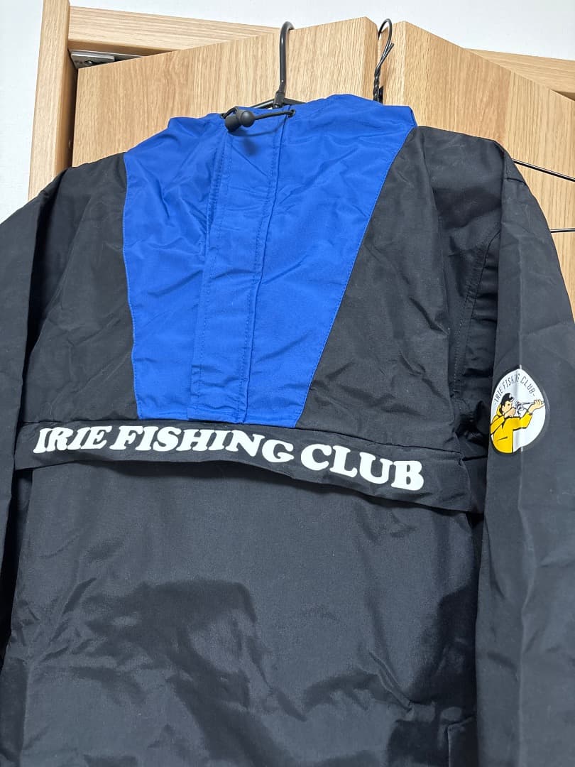 美品！IRIE FISHING CLUB フィッシングジャケット 黒/青
