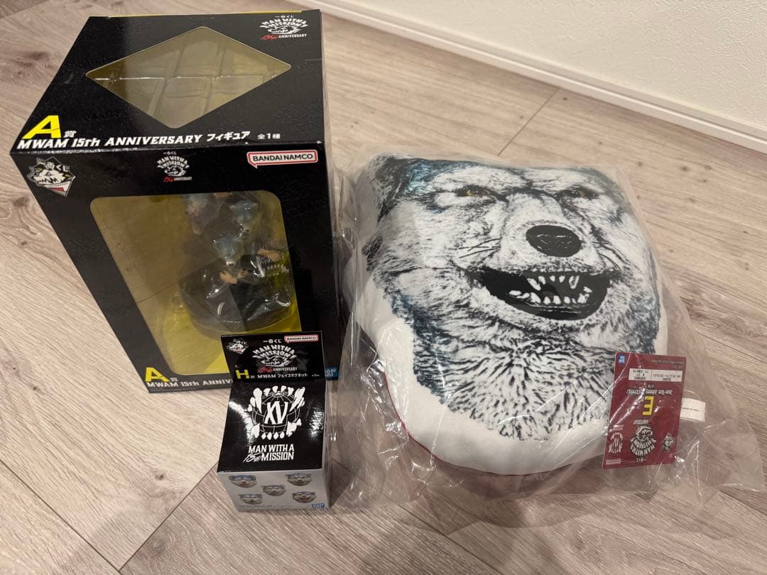 一番くじ MAN WITH A MISSION A賞 H賞 E賞 マンウィズ