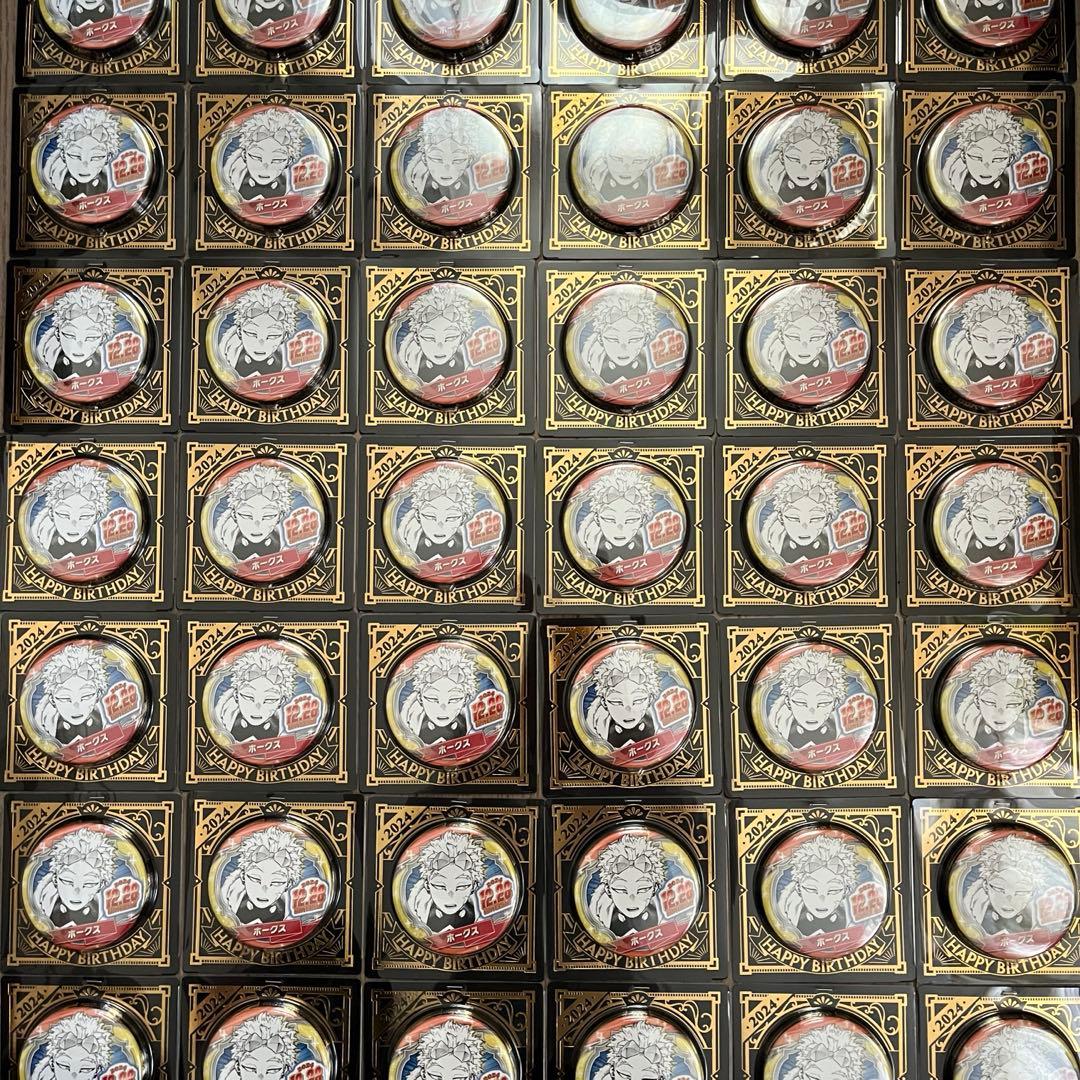ヒロアカ ホークス バースデイ缶バッジ 2024