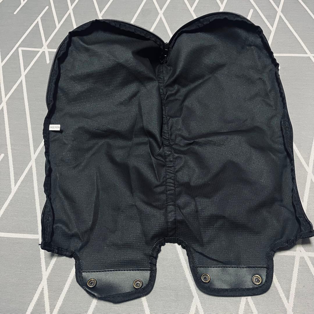 美品】NEW ERAスタンド付きゴルフバッグ ／ブラック.ホワイト／ヘッドカバー