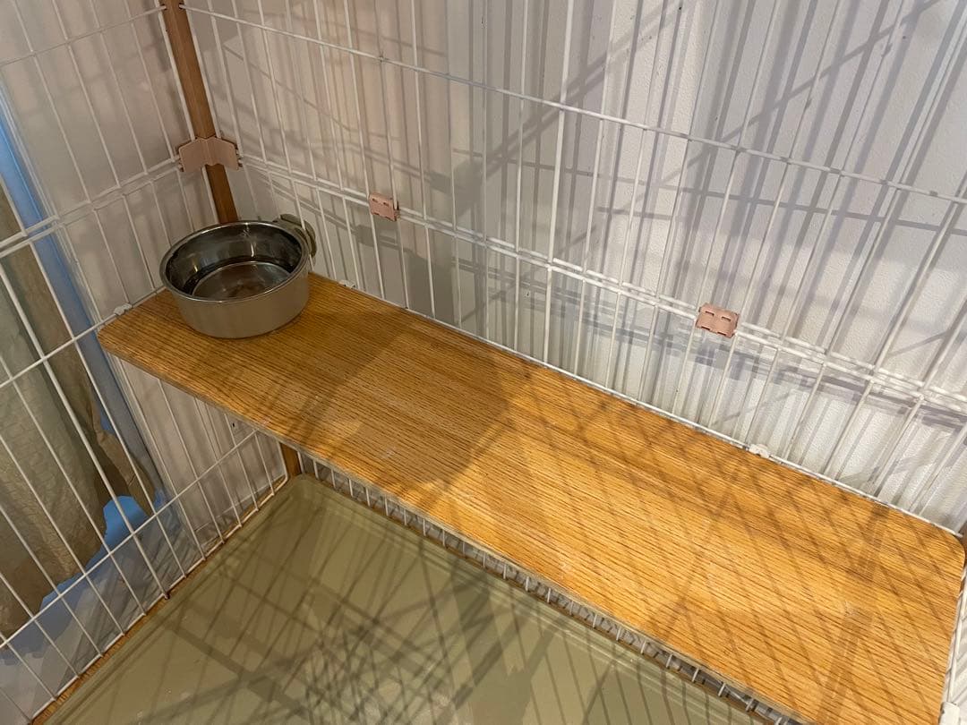 キャットケージ 無垢材フレーム