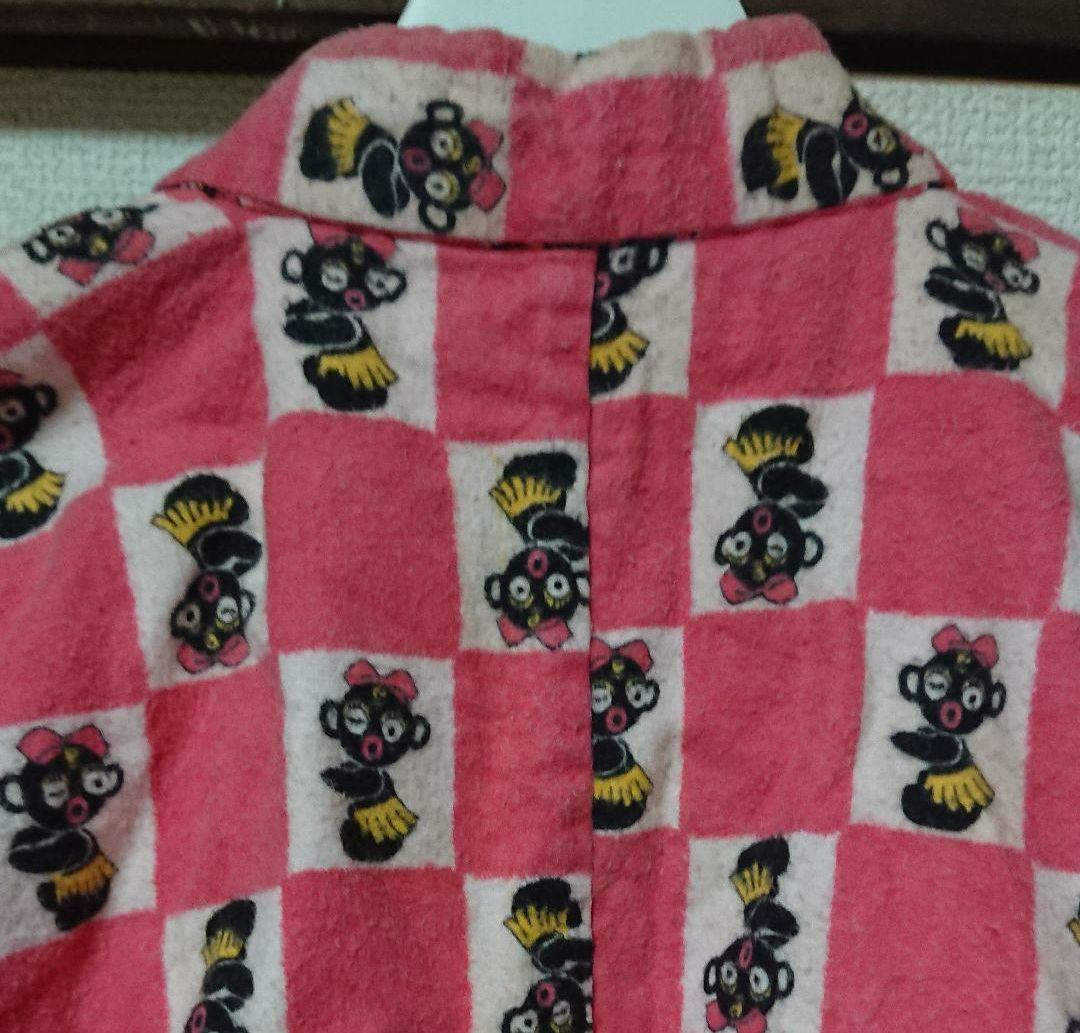 ６０年代ヴィンテージダッコちゃんの着物     アンティークダッコちゃんネル着物