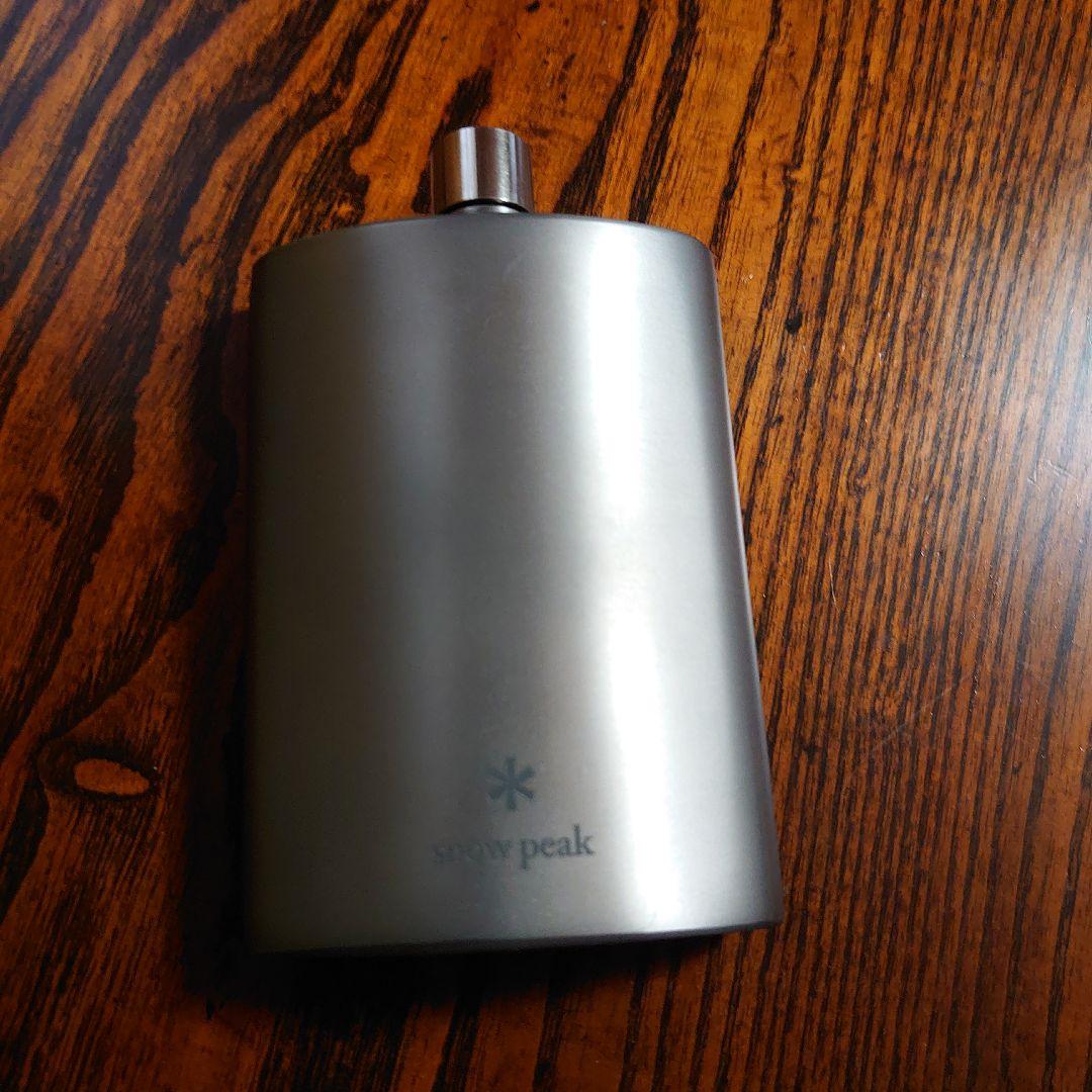  peak チタン フラスコ スキットル 収納ケース付き