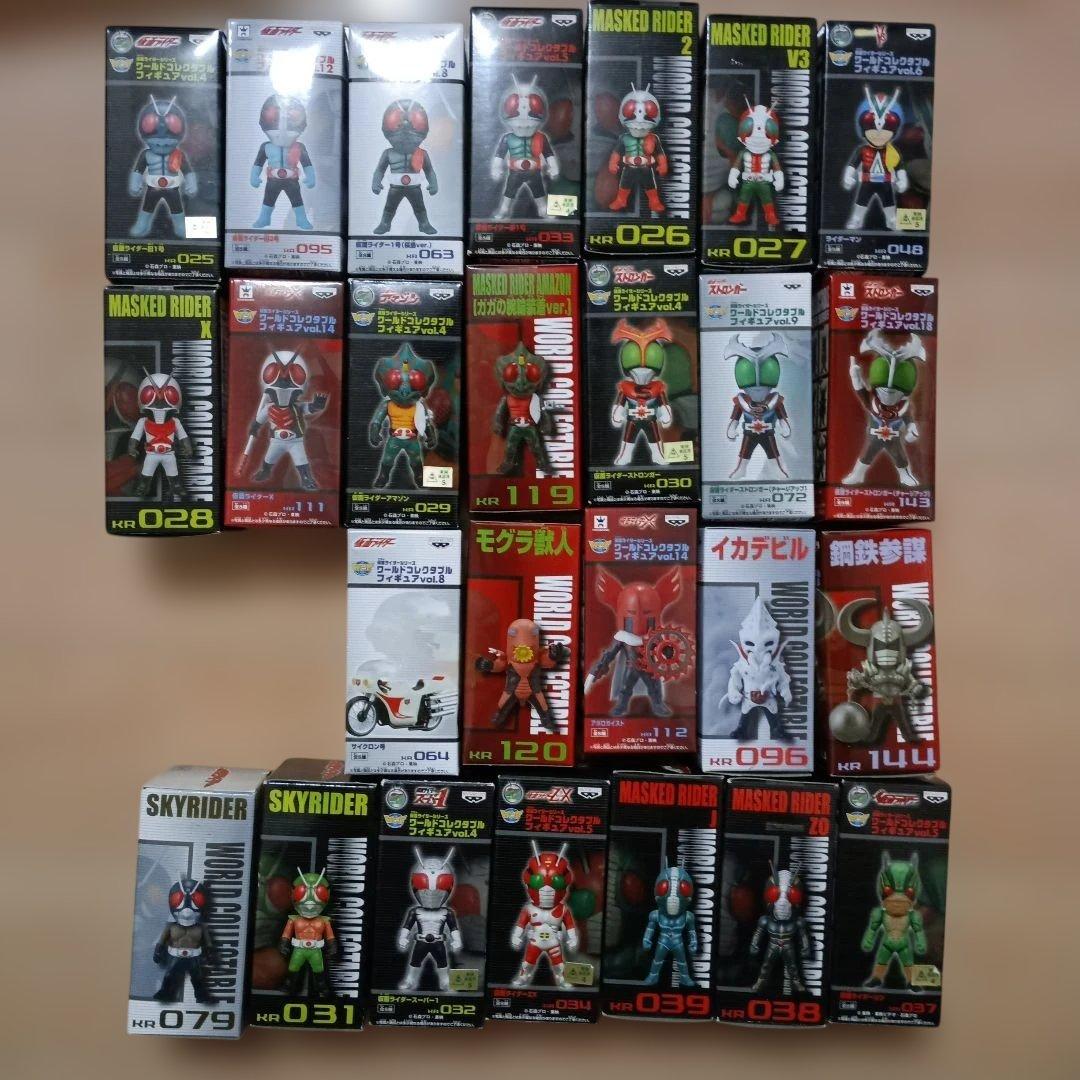 希少！　絶版！　仮面ライダー　ワーコレ　27体　昭和ライダー・ネオライダー・怪人