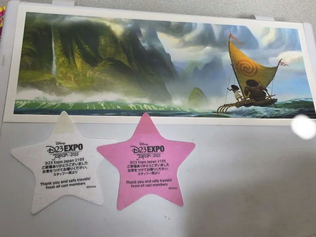 世界2500枚限定 D23expo japan 2015 モアナ リトグラフ