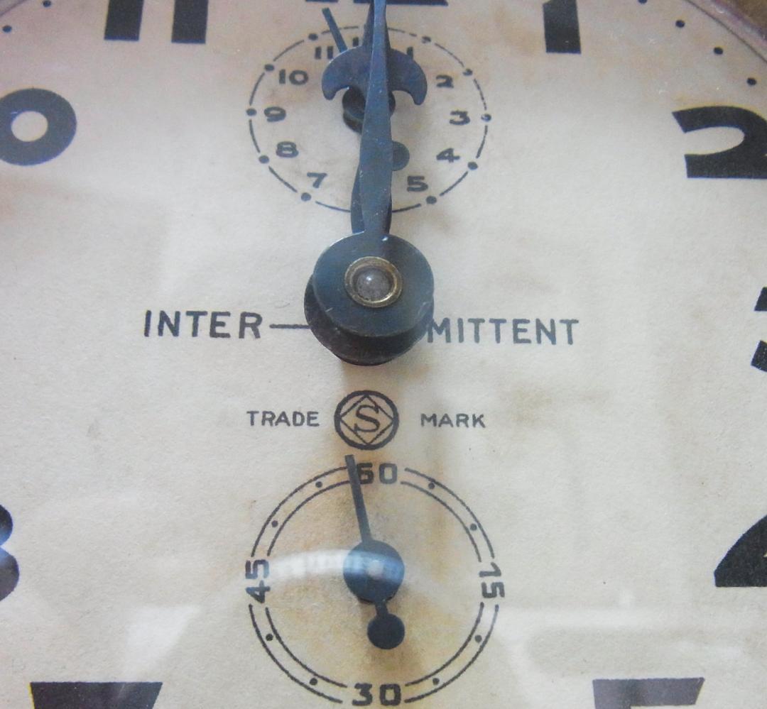 精工舎 機械式置時計　数回打 目覚まし　Intermittent　稼働品