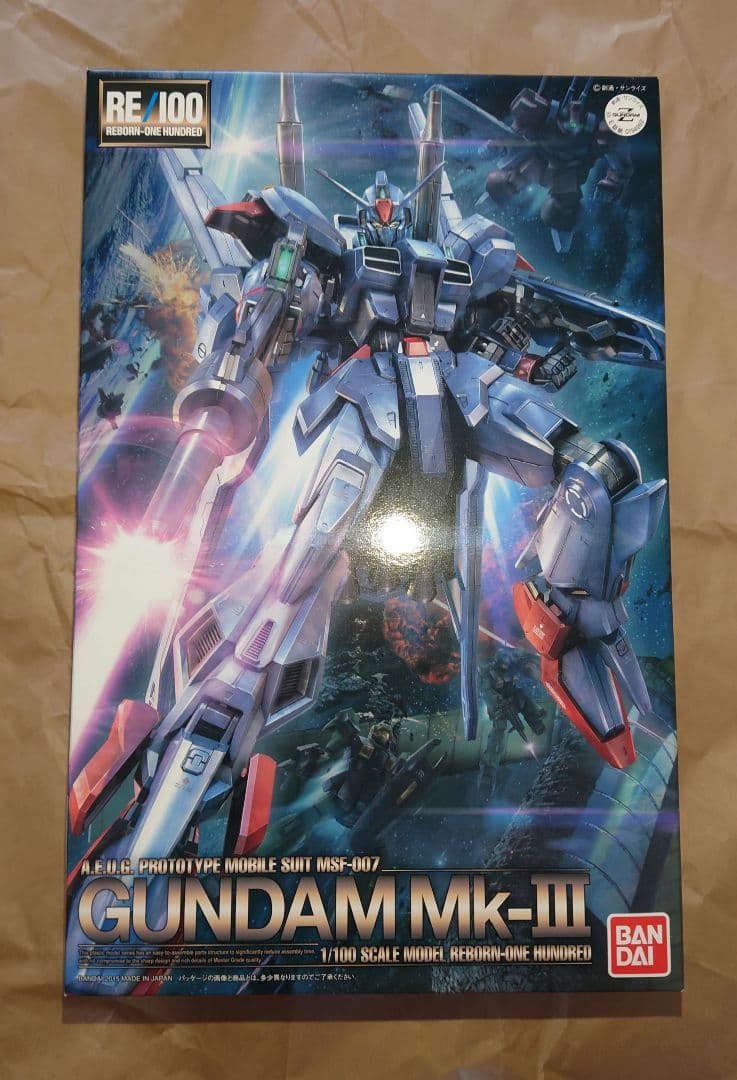 RE/100 MSF-007 ガンダムMk-III 機動戦士Zガンダム MSV