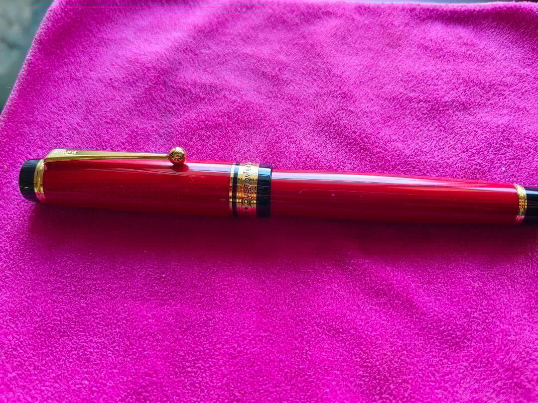 PILOT パイロット 万年筆 カスタムウルシ 845 朱漆 F