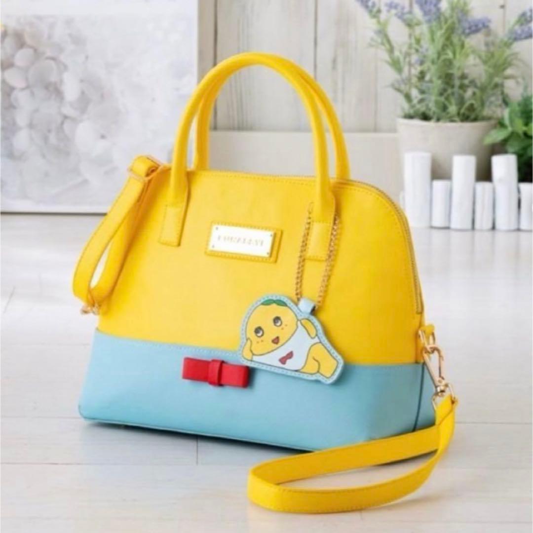 FUNASSYIバッグチャーム付き2WAY ハンドバッグ ふなっしー 新品