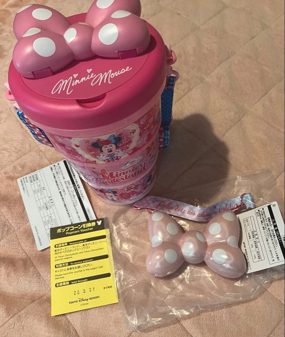 ミニーのファンダーランド　ポップコーンバケット　スナックケース