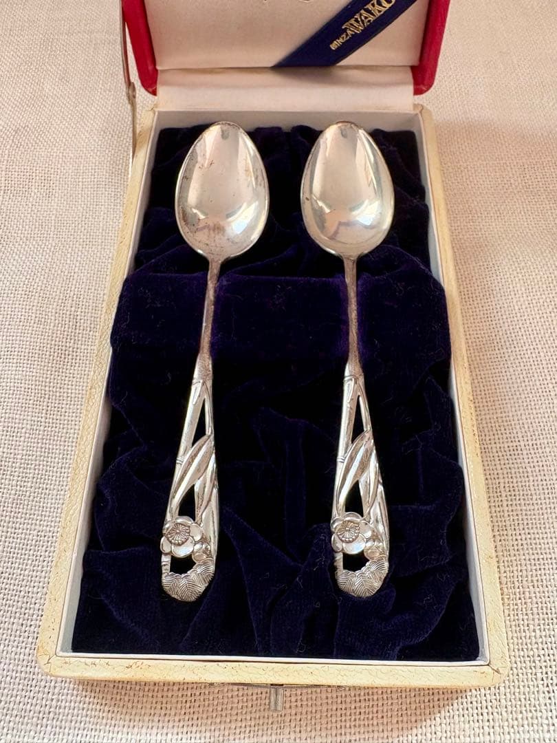 銀製　和光　スプーン2本