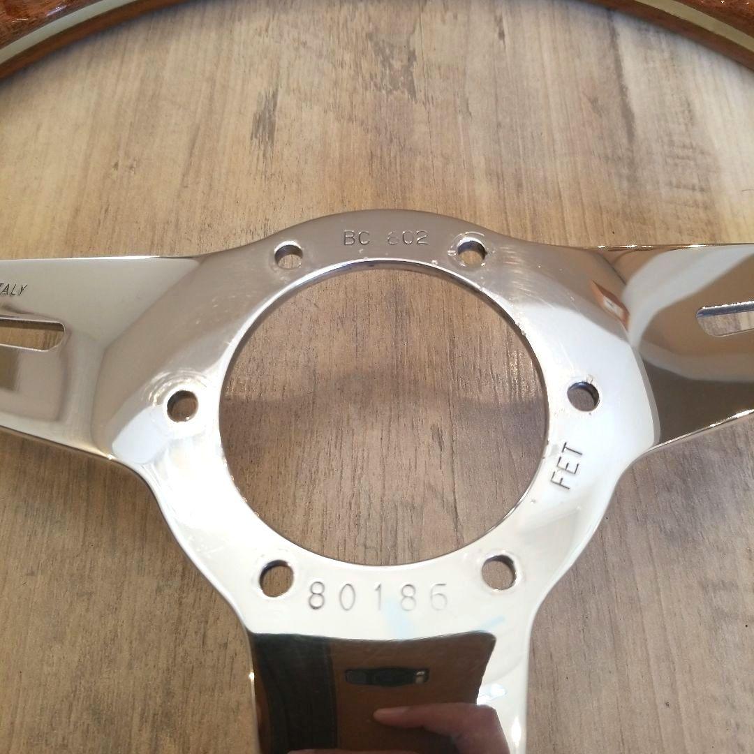 【美品】NARDI☆ナルディクラシックウッドポリッシュ/36Φ【FET刻印有り】