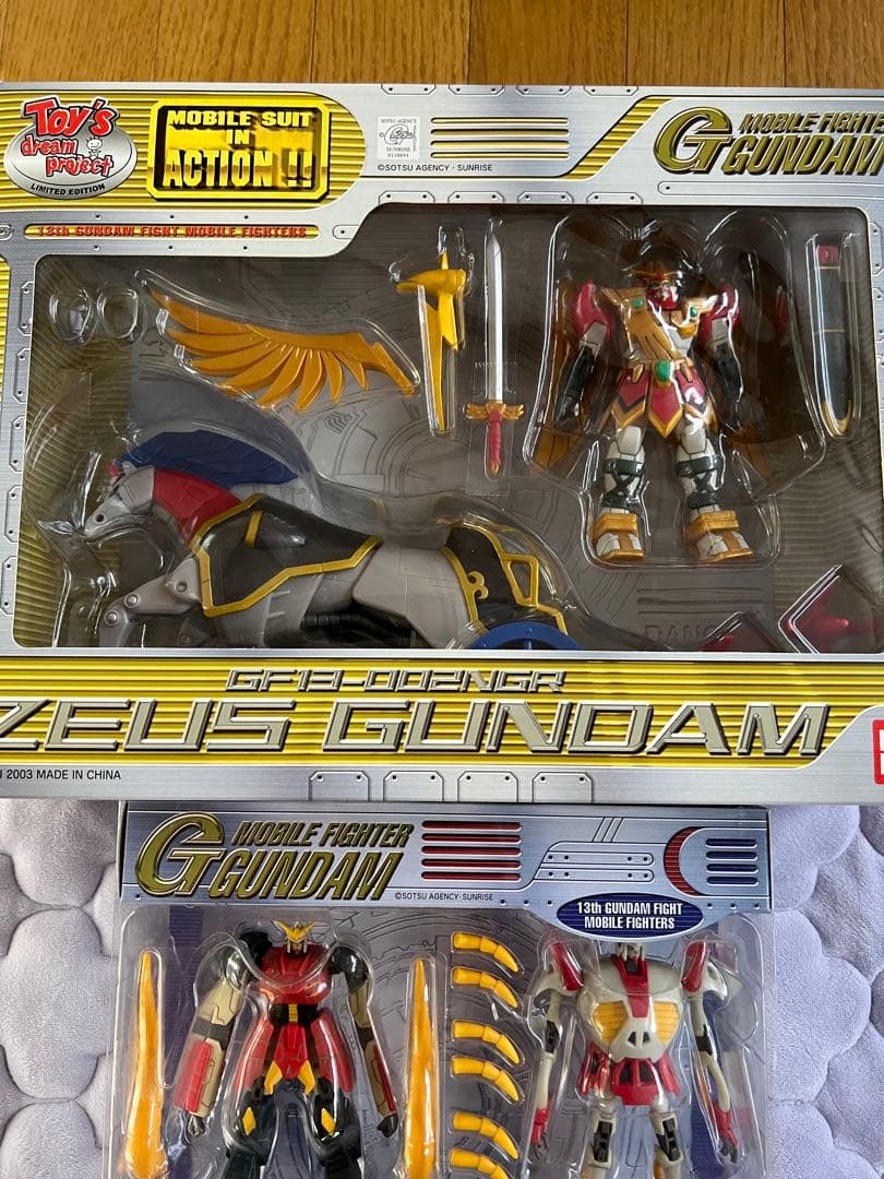 モビルスーツインアクション　ゼウスガンダムとアシュラ＆スカルガンダムのセット