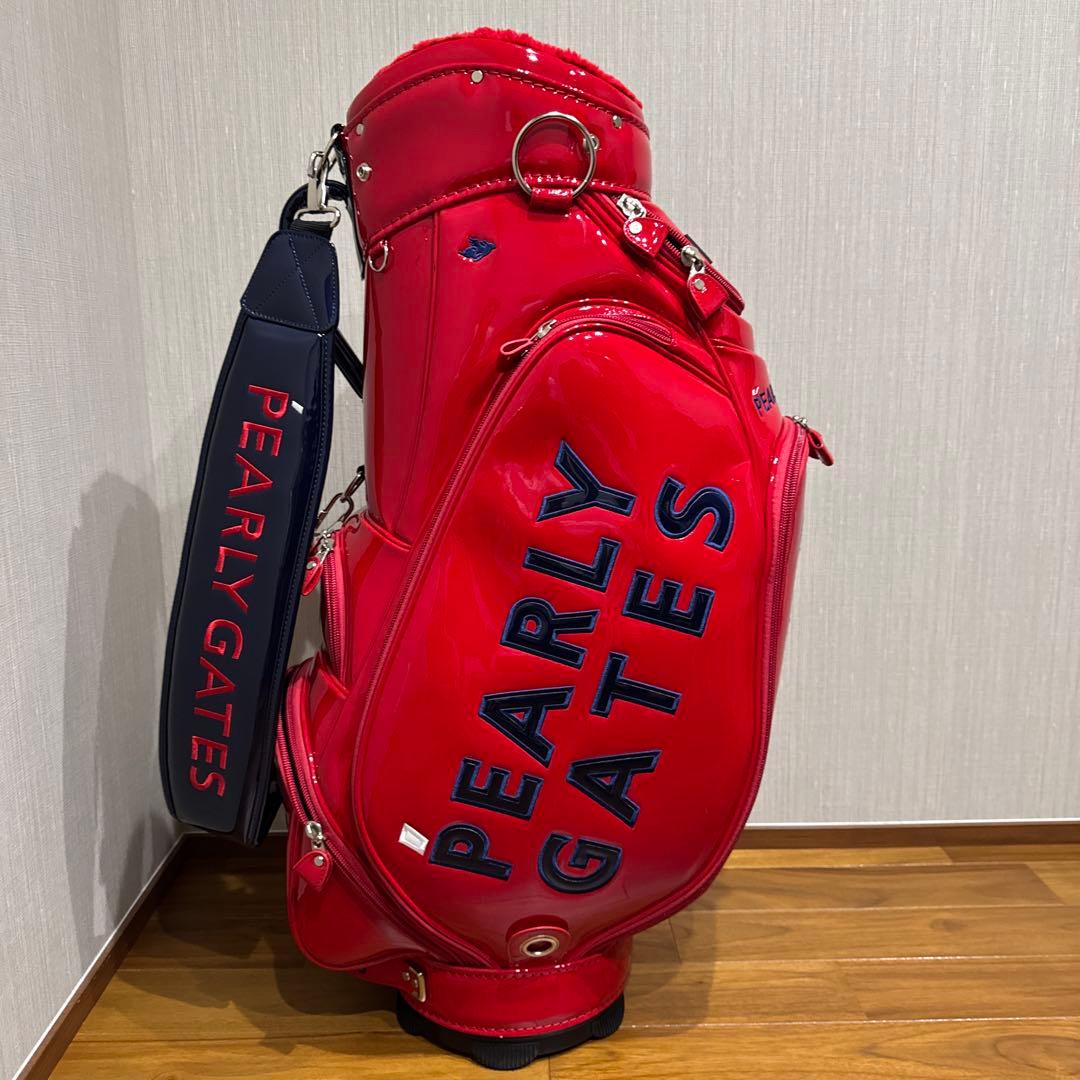PEARLY GATES レッド キャディバッグ