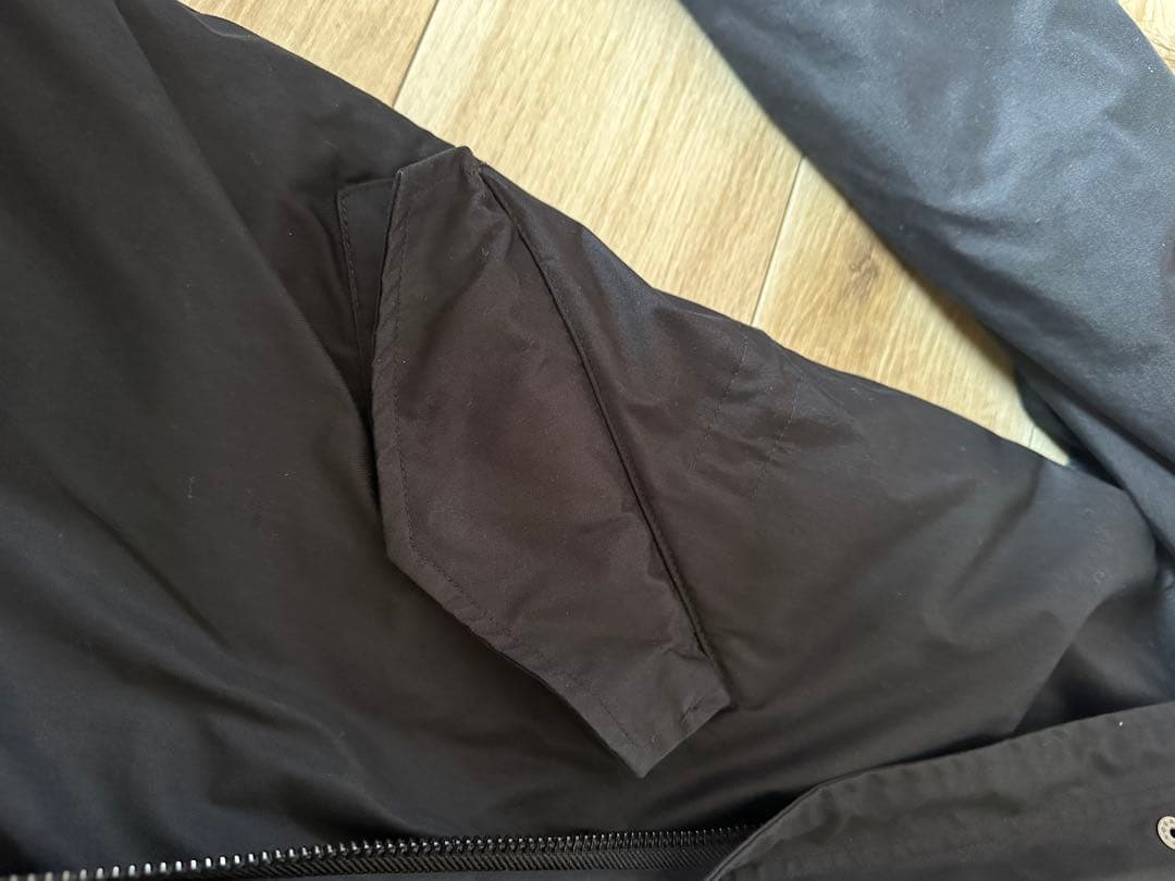 ブラック フード付き モッズコート