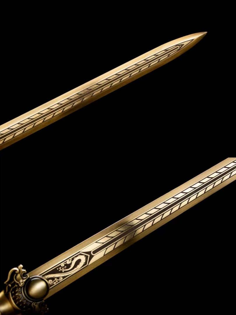 竜騎漢剣-高性能マンガン鋼 古兵器 武具　刀装具　日本刀　模造刀 居合刀