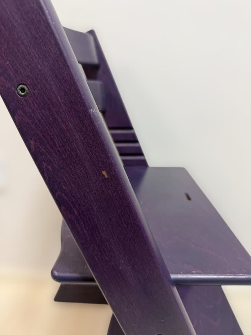 ストッケ トリップトラップ 希少パープル 説明書あり美品