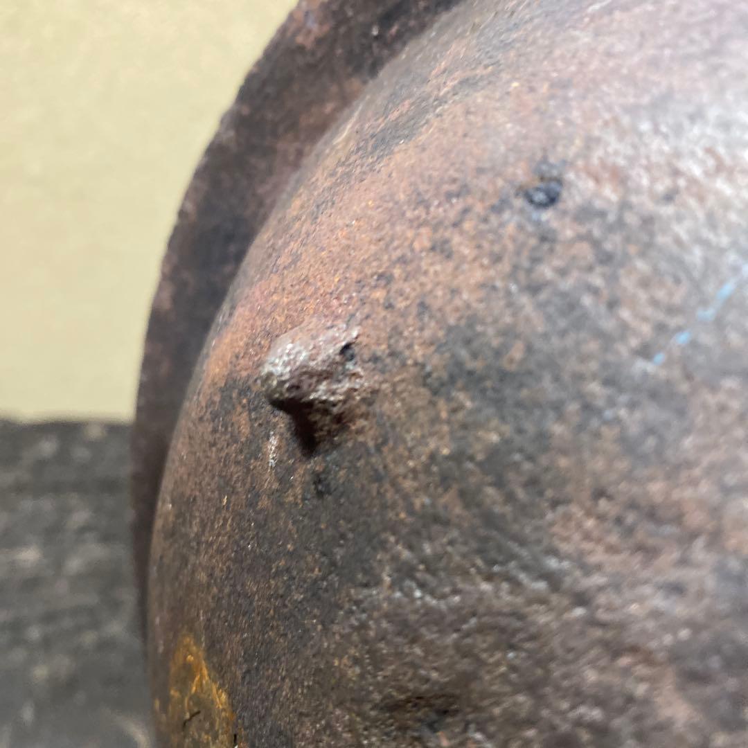 江戸時代　波ウサギ桜チラシ鉄瓶