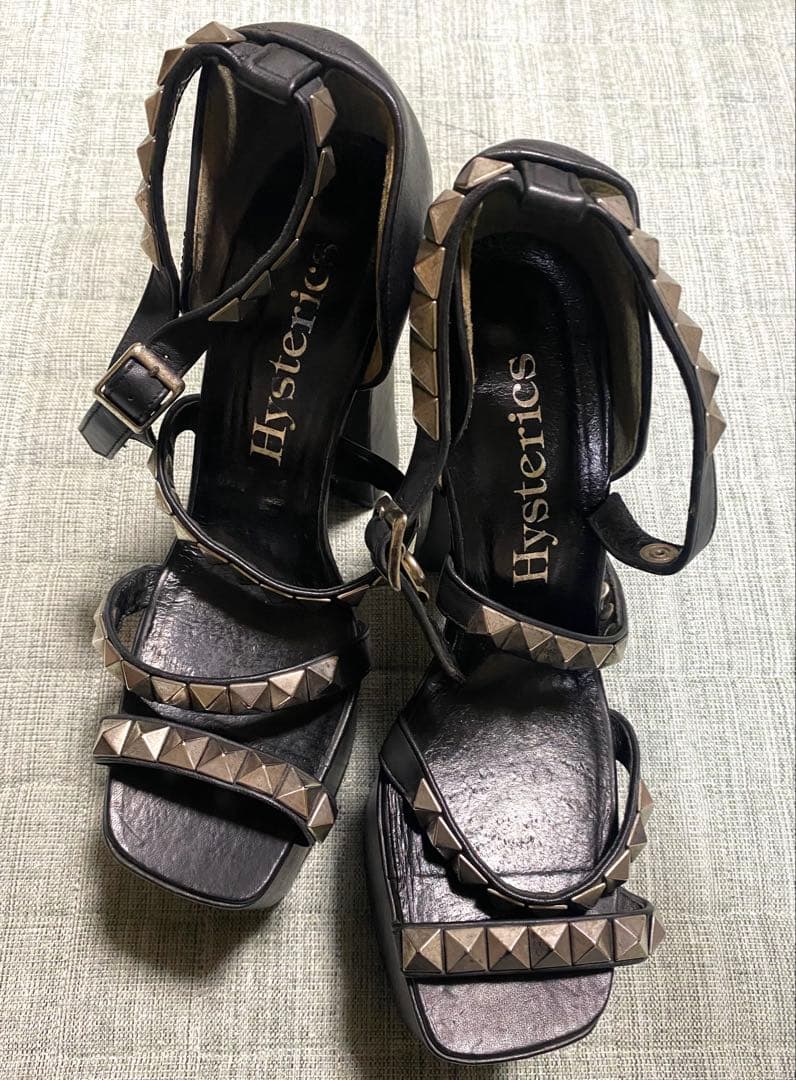 Pii　Hysterics スタッズサンダル　LGB メタリックタンク