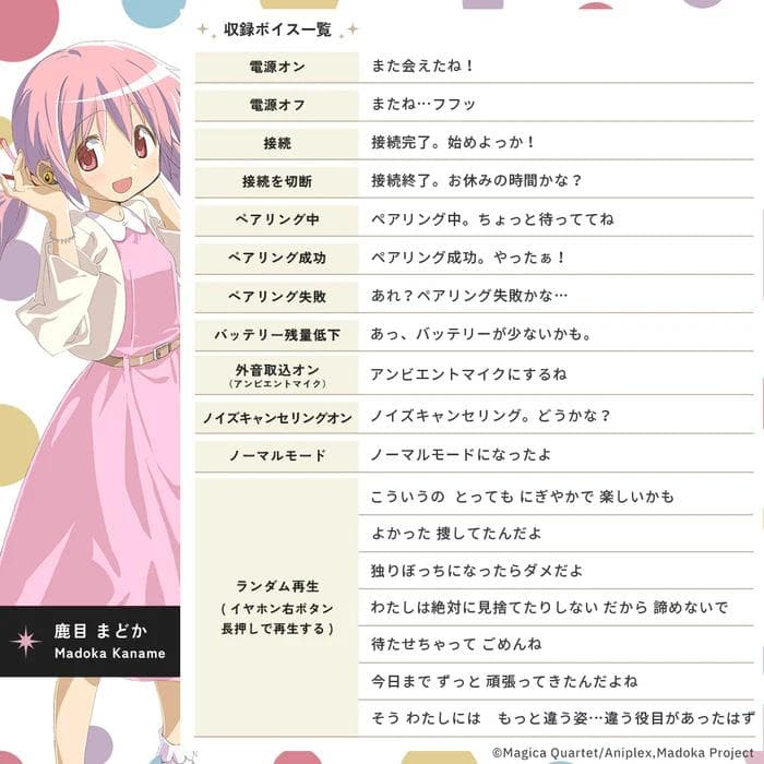 AVIOT TE-V1R-MMM魔法少女まどか☆マギカ[新編]叛逆の物語イヤホン