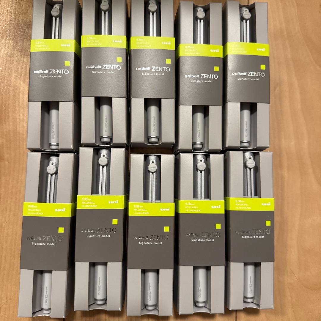 早い者勝ち　ユニボールゼント シグニチャーモデル シルバー　10個セット