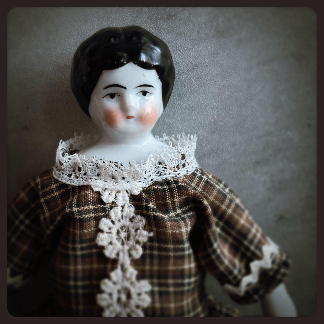 アンティーク チャイナヘッドドール ビスクドール