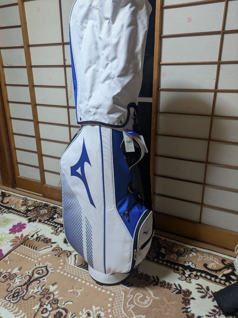 Mizuno ゴルフバッグ 5LJC23G1 22 ホワイト/ブルー