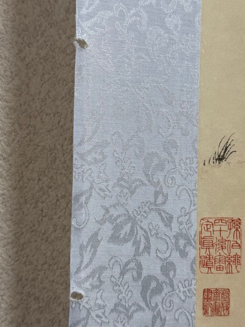 中国　清時代　楊晋　 石穀騎牛圖　絹本　原色複製　◇検故宮博物館◇ 一鼎軒926