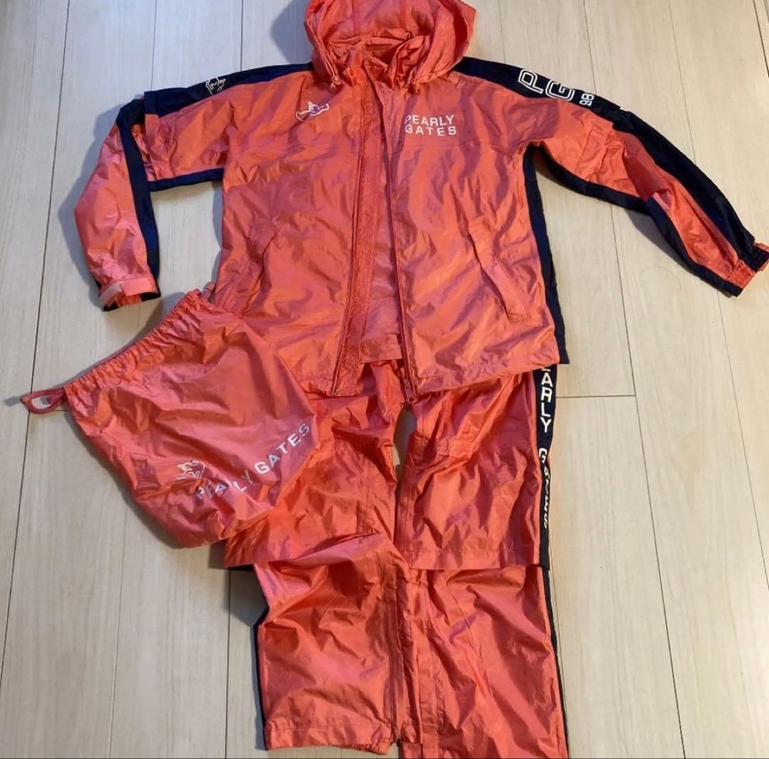 PEARLY GATES ゴルフ用 レインウェア 上下セットアップ 3点セット