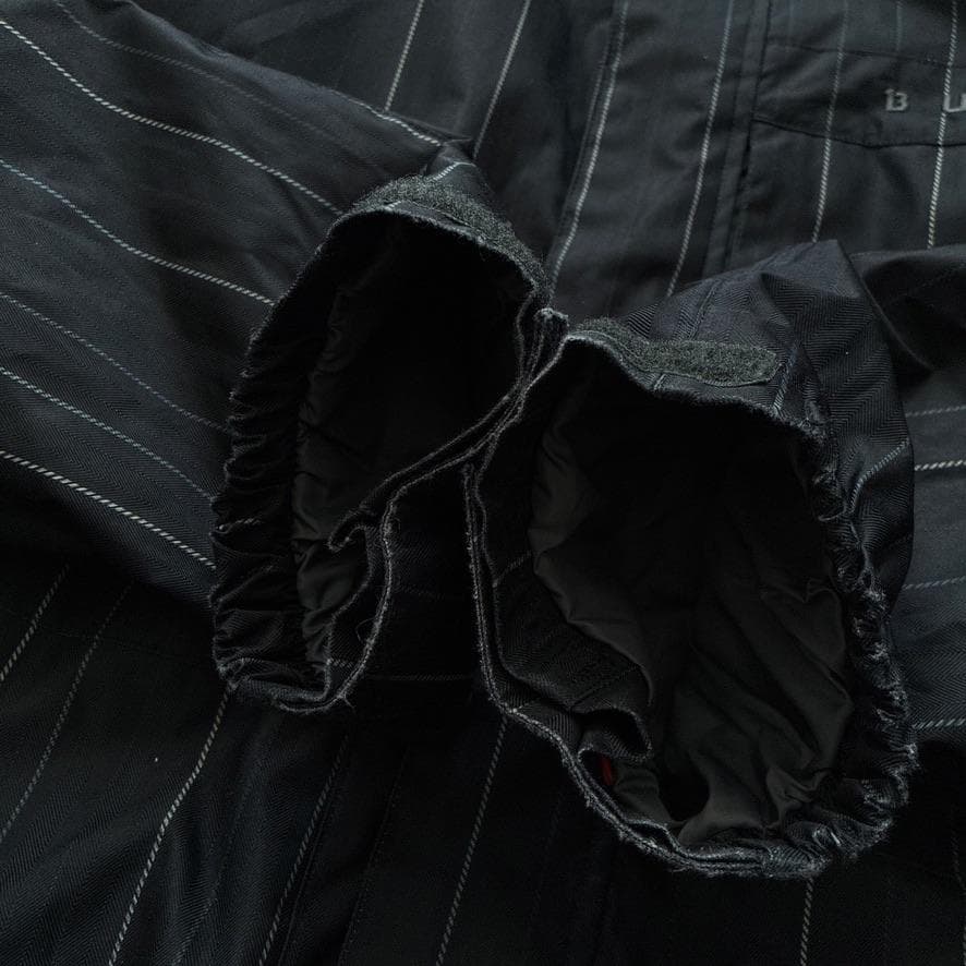 【高機能】BURTON スノボジャケット L DRYRIDE 黒 ストライプ