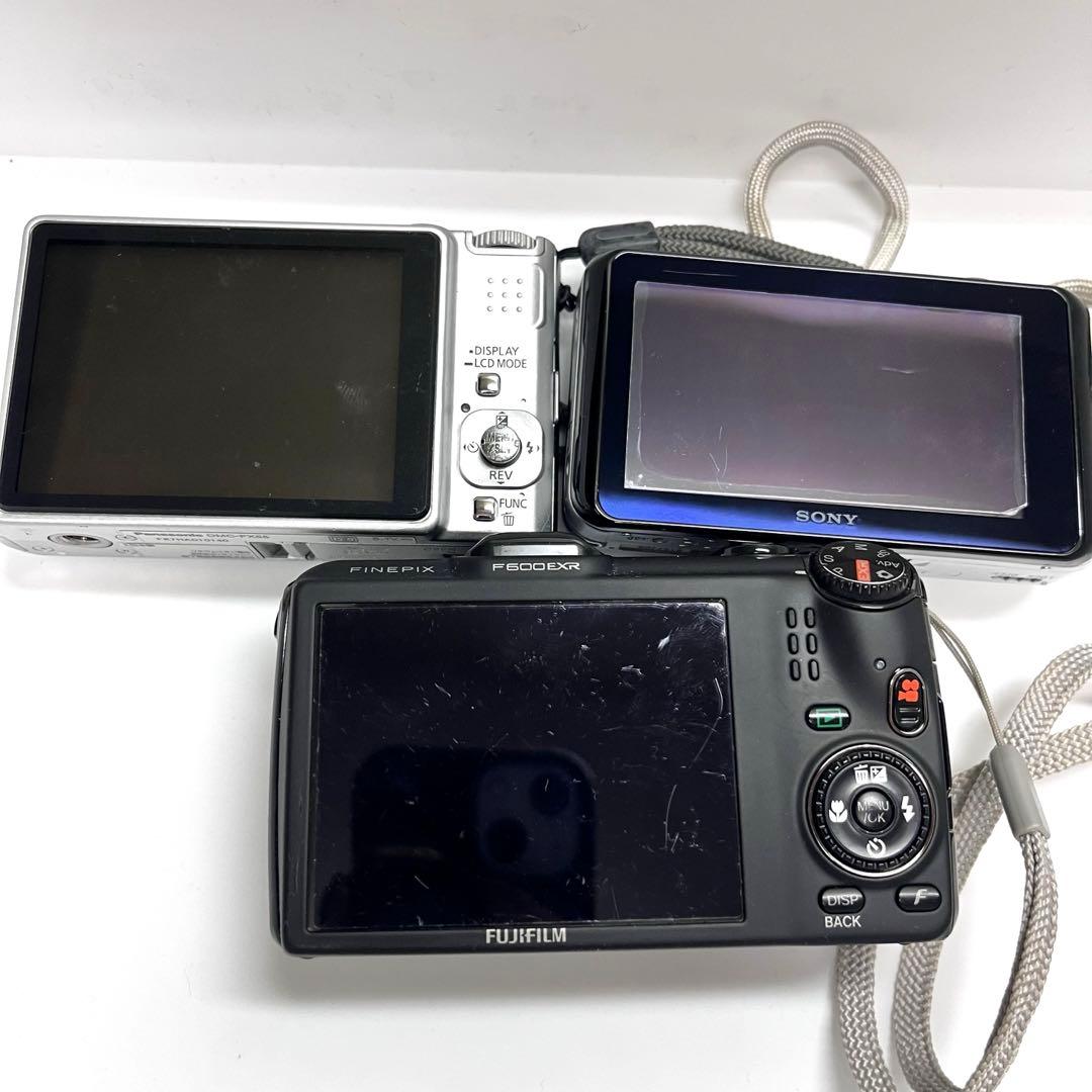 動作未確認 SONY Panasonic 富士フイルムデジカメまとめ売り3点