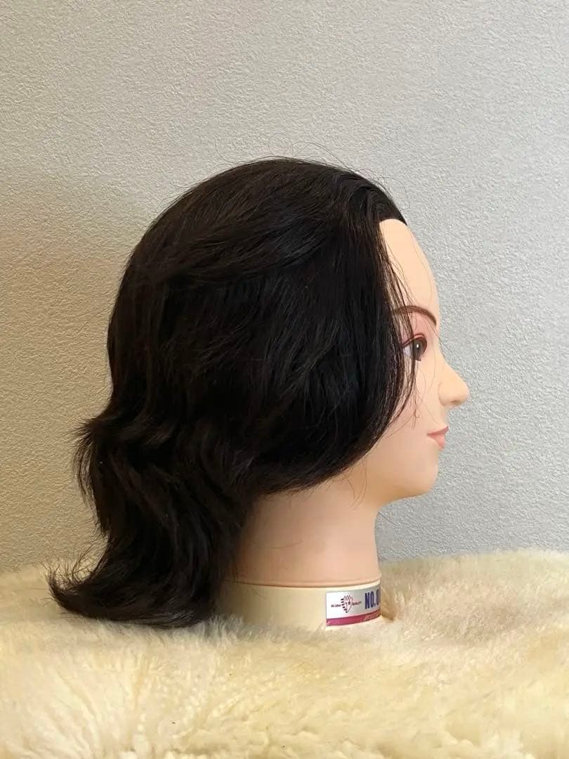 美品 仕込み済 美容師国家試験用オールウェーブウィッグ