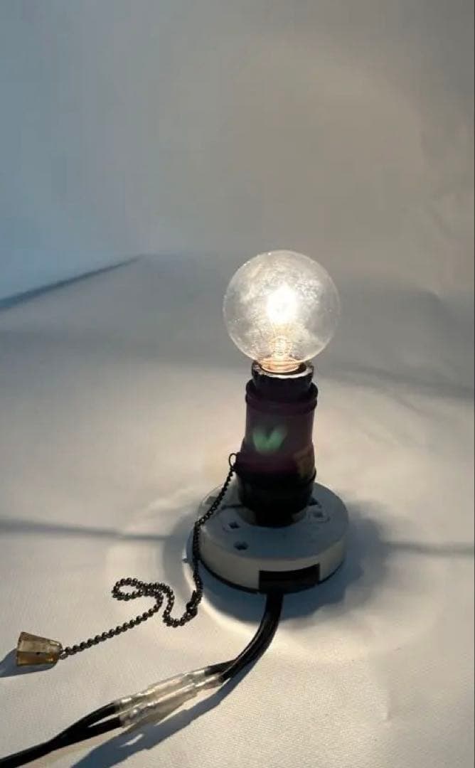 昭和レトロ　船舶用ランタン（吊り下げ/平置き100V電源点灯改造）＜25b14＞