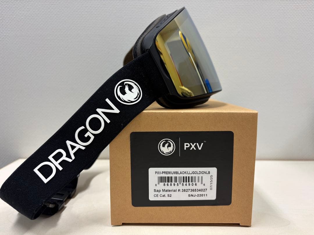 DRAGON PXV ゴーグル LUMA LENS J.GOLD ION