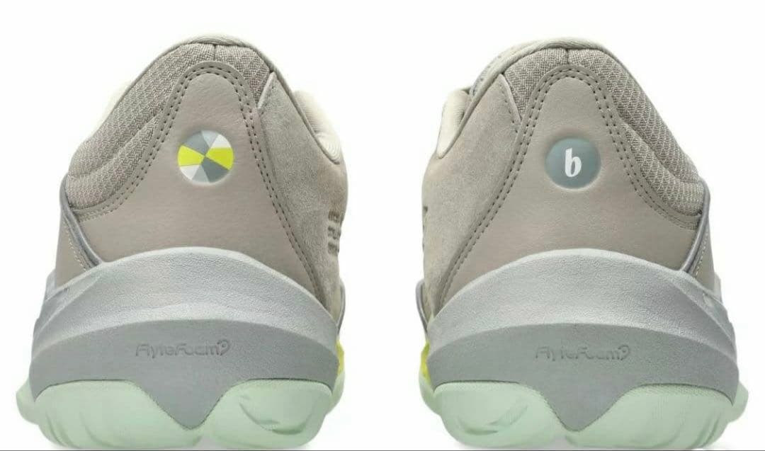 26.5cm グレー/グリーン バスケットボールシューズ