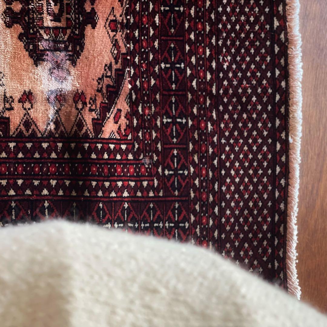 【在庫整理／大幅値引】145×90パキスタン・ラホール産 ヴィンテージラグ