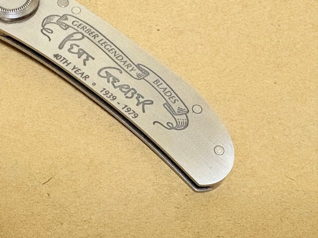  PAUL KNIFE オールド ガーバーナイフ 40周年 P2