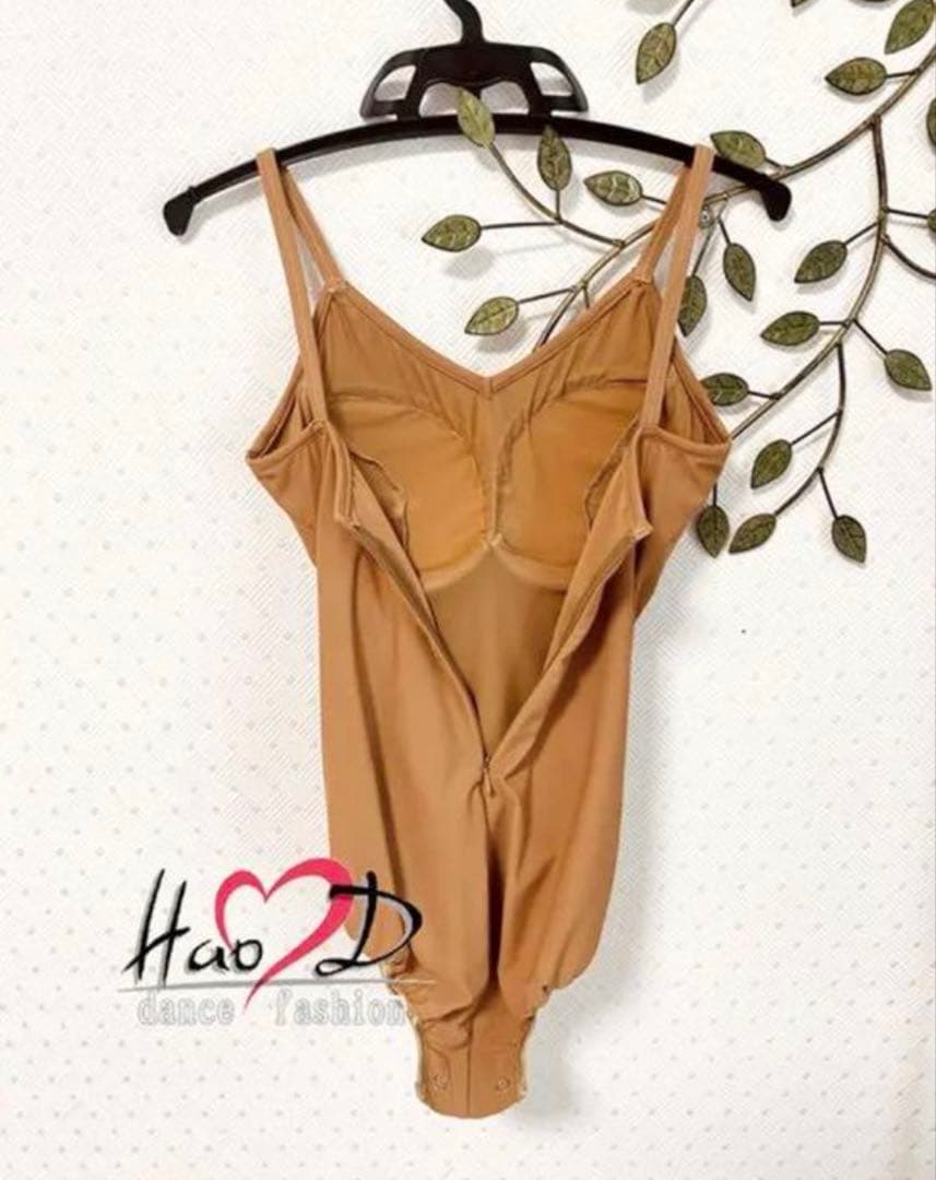 新品★ラテンタン★M★レオタード★胸パット付きインナー★バレエ