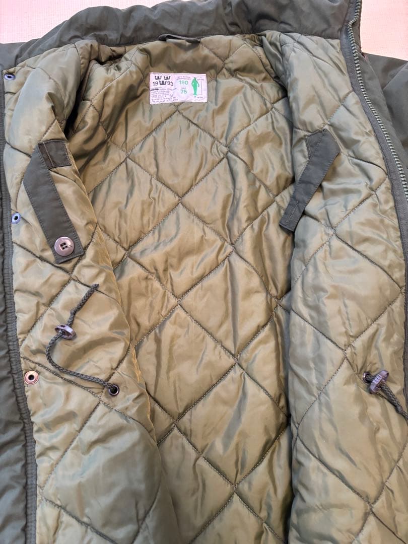 スウェーデン軍 M90コート 実物 後期 コールドウェザーパーカー 190/75